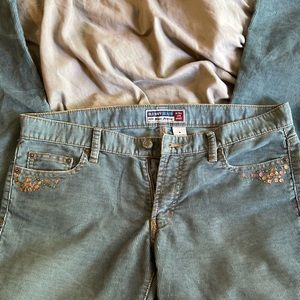 Old Navy Suade bellbottom jeans